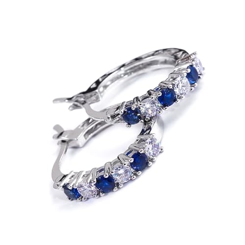 Anspruchsvolle Zirkonia Ohrringe Zarte Zirkonia Ohrringe Stilvoller Ohrclip Charm für verschiedene Anlässe von Zktfyshk