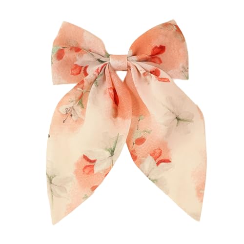 Blumenmuster Haarnadel Neujahr Haarclip Elegante Weihnachtsbarrette Bündel Kopfbedeckung Süßes Großer Größe von Zktfyshk