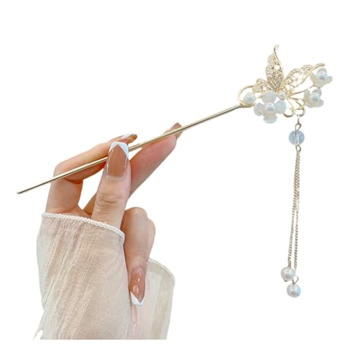 Eleganter Metall-Haarschmuck für Damen, antikes Design, Haarnadel kombiniert moderne Mode mit kulturellem Design für Frauen von Zktfyshk