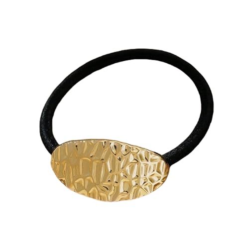 Stilvolle Metall-Haarbänder für Damen, Muschel-Design, elastische Haargummis, Pferdeschwanz-Halter, Hochzeit, Party, Styling-Zubehör von Zktfyshk