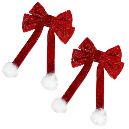 Stilvolle Prinzessin Haarnadel Pompoms Neujahr Balletcore Headwear Bündel Clip Elegant Bowknot Haarclips Foto Requisiten von Zktfyshk