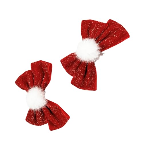 Stilvolle Prinzessin Haarnadel Pompoms Neujahr Balletcore Headwear Bündel Clip Elegant Bowknot Haarclips Foto Requisiten von Zktfyshk