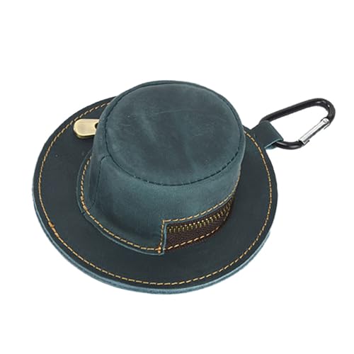 Tragbare Geldbörse aus Leder, Kuhhhut, Reise-Organizer, Kleingeldhalter, handgefertigt, Münzgeldbörse, Schlüsselanhänger, Zubehör, blau Tragbare Geldbörse aus Leder, Kuhhhut, Reise-Organizer, Kleingeldhalter, handgefertigt, Münzgeldbörse, Schlüsselanhänger, Zubehör, blau von Zktfyshk