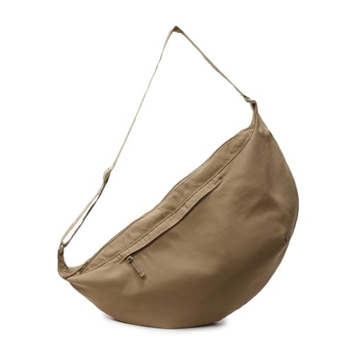 Zktfyshk Crescents Bag Kleine Tragetasche, Crossbody-Tasche mit Halbmond-Form, mehrere Taschen, Hoboes-Taschen, Slouchy Dumpling Bags, khaki, As shown in the figure von Zktfyshk