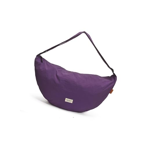 Zktfyshk Damen-Umhängetasche, Cartoon-Bär, Knödel, einfache Kuriertasche, große Kapazität, Crossbody-Tasche, Studenten, Schultasche von Zktfyshk