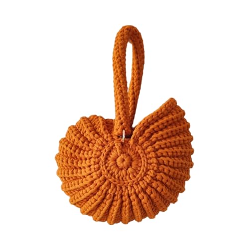 Zktfyshk Hoboes Toted Bags Handtaschen für Damen und Mädchen, handgewebte Muscheln, Clutches Geldbörsen, Henkeltaschen für Damen, Abendtasche, Wie in der Abbildung gezeigt, 26*15*4 von Zktfyshk