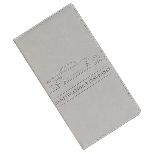 Zktfyshk Kfz-Halterung für Zulassungs- und Versicherungskarten mit Magnetverschluss, Handschuhfach, Auto-Organizer für Dokumente, Karten, Führerschein von Zktfyshk