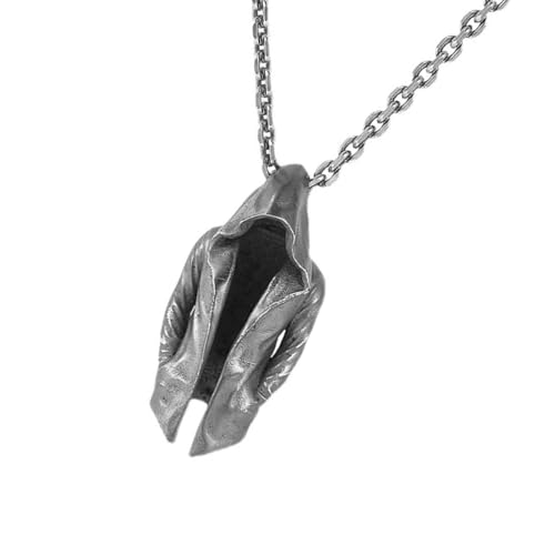 Zktfyshk Stilvoller dunkler Umhang-Anhänger, Schmuck mit Retro- und Hip-Hops-Punk-Stilen, für Mode-Enthusiasten für den täglichen Gebrauch von Zktfyshk