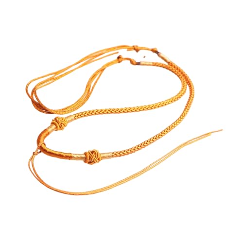 Zktfyshk Verstellbare handgewebte geflochtene Halskette Schnur handgefertigte Halskette Kette für Männer und Frauen jeden Tag stilvolle Accessoires von Zktfyshk