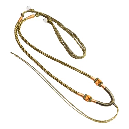 Zktfyshk Verstellbare handgewebte geflochtene Halskette Schnur handgefertigte Halskette Kette für Männer und Frauen jeden Tag stilvolle Accessoires von Zktfyshk
