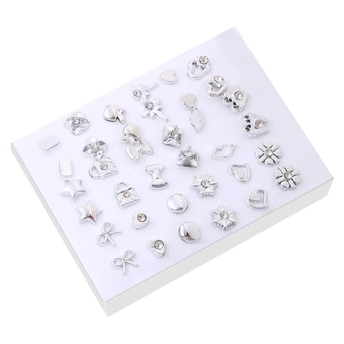 18 Pieces Gold Silber Bolzen Ohrringe Set Trendy Gold Pearls Ohrringe Schmücken Set Für Alle Anlass Ohr Verzierungen von Zkydhbd