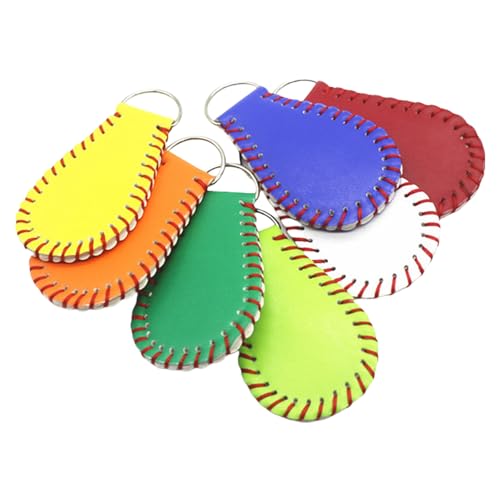 7pcs Baseball Softball Schlüsselhalter Schöner Und Unverwechselbarer Verarbeiteter Vorräte Mit Zubehör Für Stile Und Funktions Vielseitiger Tasche Charme von Zkydhbd