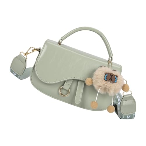 Crossbody Bag Compact PU Konstruktion Abnehmbar Dekorative Zubehör Umhängetaschen Praktischer Outfit Enhancer Täglich Verwenden Umhängetasche von Zkydhbd