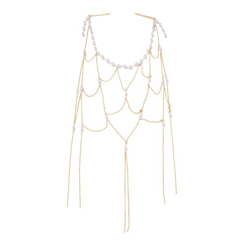 Exquisite Legierungshaarstück Haardekoration Mit Zarten Perlenquasten Ideal Für Braut Und Abendfeierlichkeiten Elegantes Hochzeits Accessoire von Zkydhbd