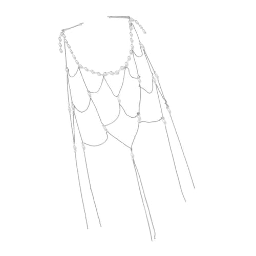 Exquisite Legierungshaarstück Haardekoration Mit Zarten Perlenquasten Ideal Für Braut Und Abendfeierlichkeiten Elegantes Hochzeits Accessoire von Zkydhbd