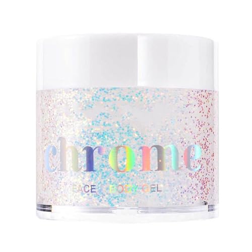 Farbwechsler Glitzer Gel Schimmernde Party Make Up Orament Für Erwachsene Kinder Haare Gesicht Und Kleidung Dekoration Festival Glitzer Make Up von Zkydhbd