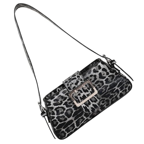 Frauen Bag Mode Handtasche Geldbeutel Retro Achselstation Trendy Achselhöhle Einkaufen Dating Leoparden Druck Schulter Frauen Achselhäfen Leopardenmuster Handtasche All Matching Schulter Unterarm von Zkydhbd