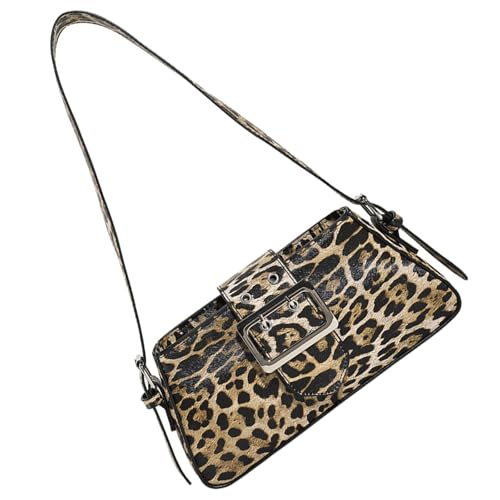 Frauen Bag Mode Handtasche Geldbeutel Retro Achselstation Trendy Achselhöhle Einkaufen Dating Leoparden Druck Schulter Frauen Achselhäfen Leopardenmuster Handtasche All Matching Schulter Unterarm von Zkydhbd