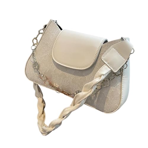 Frauen Umhängetasche Große Kapazität Achselhöhle Kette Trendige Handtasche All Matching Achsel Achsel Retro Pendelpendel Frauen Achselgründe Handtasche All Matching Schulter Unterarm Achselhöhle von Zkydhbd