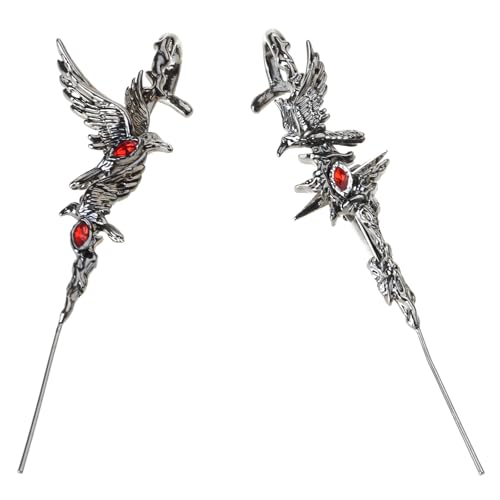 Gothic Crow Ohrmanschette Mit Thorns Designs Schmuckaccessoire Für Trendige Mode Enthusiasten Suchen Einzigartige Stile. Täglich Verwenden Sie Einzigartige Krähendesigns. von Zkydhbd