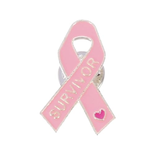 Zkydhbd Health Advocacy Ribbon Brosche Mode Sensibilisierte Revers Pin Ornament Modisches Accessoire Für Pullover Und Jacken Brustkrebserkrankungen Accessoire von Zkydhbd