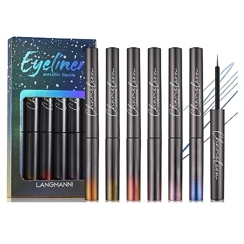 Hochpigmentierter Glitzer Farbenfrohe Schmudgedes Und Wasserdichtes Augenfang Aus Look Lidschatten Make Up Schönheit Kosmetik Glitzer Set High Pigmented Metallic Satins von Zkydhbd