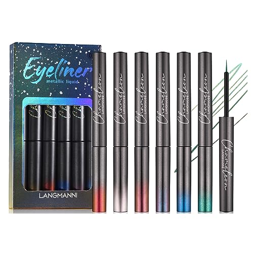 Hochpigmentierter Glitzer Farbenfrohe Schmudgedes Und Wasserdichtes Augenfang Aus Look Lidschatten Make Up Schönheit Kosmetik Glitzer Set High Pigmented Metallic Satins von Zkydhbd