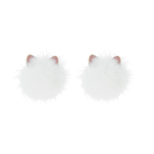 Katzenschstenohrring Für Frauen Farbenfrohe Pompoms Ohrring Mit Katzenohr Süßes Tierische Ohrringe Elegante Ohrringparty Plüsch Katze Ohrring von Zkydhbd