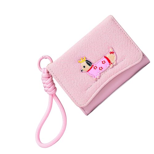 Kleine Brieftasche PU Leder Coin Bag Cartoon Wursthund Kurzpolizei Kurzpalette Schöne Koreanische Stile Ändern Koreanische Stile Kurzpu Leder Wurst Hundekarte von Zkydhbd
