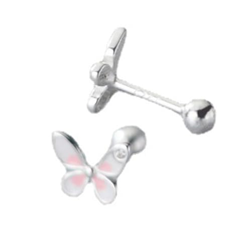 Kleine Schmetterlingsschraubenstollen Ohrringe Für Frauen Mädchen Bequem Tragen. von Zkydhbd