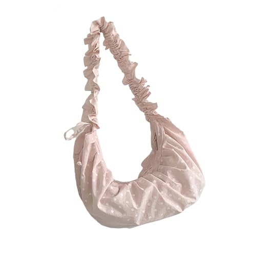 Korean Styles Crossbody Bag Für Frauen Plissierte Schulter Achselhöhle Trendy Dumplings Mode Handtasche Pendeln Frauen Koreanische Styles Schulter Retro Knödel Geplünderte Crossbody von Zkydhbd