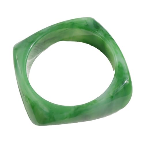 Manschettenknopf Bunte Geometrische Dicke Harzarmband Schmuck Geschenk Für Frauen Mädchen Leichtes Handgelenk Zubehör Trendy Geometrische Schmuckzubehör von Zkydhbd