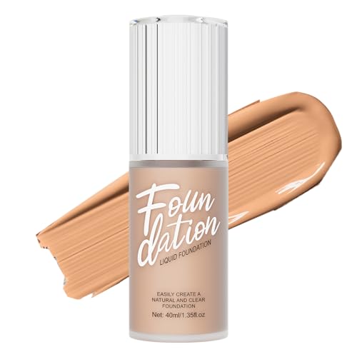 Matte Concealer Ölkontrolle Flüssigkeits Make Up Feuchtigkeit Und Wasserdichte Formel Für Frauen Girls Einfache Mischformel von Zkydhbd