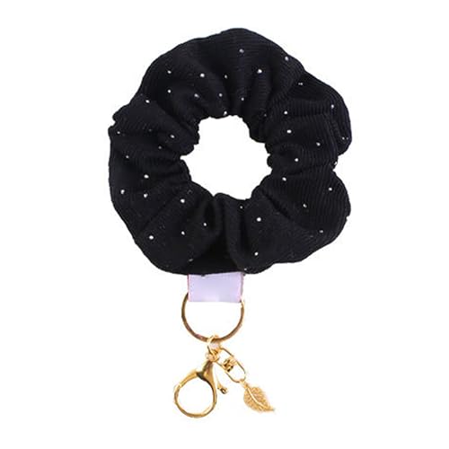 Zkydhbd Mehrzweck Druck Scrunchie Armband Keyring Fits Hair Band Accessoire Für Stilvolle Outfits Komfort Vielseitiges Haarzubehör von Zkydhbd