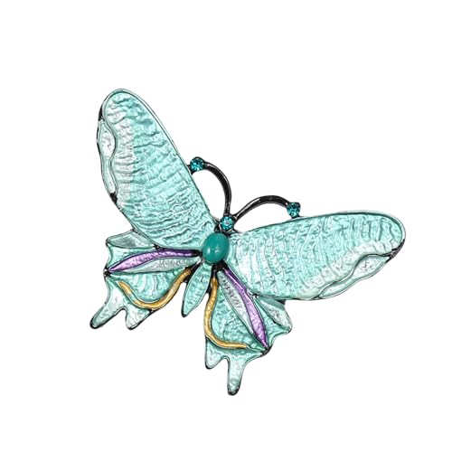 Mehrzweck Schmetterlings Designs Brosche Mit Sicherem Verschluss Für Kleidermäntel Schals Und Formelle Kleidung Schmuckstücke Legierungs Butterfly Kleidung Pin von Zkydhbd