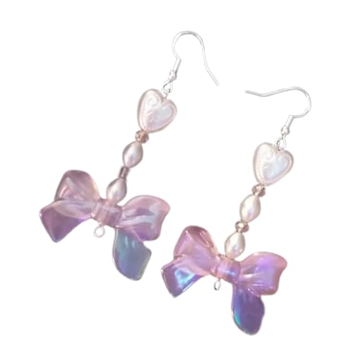 Mode Erdbeer Bowknot Ohrringe Accessoire Für Frauen Schöne Süße Legierungsohrringe Mit Stilvollem Polnischem Finish Schöner Süßer Schmuck von Zkydhbd