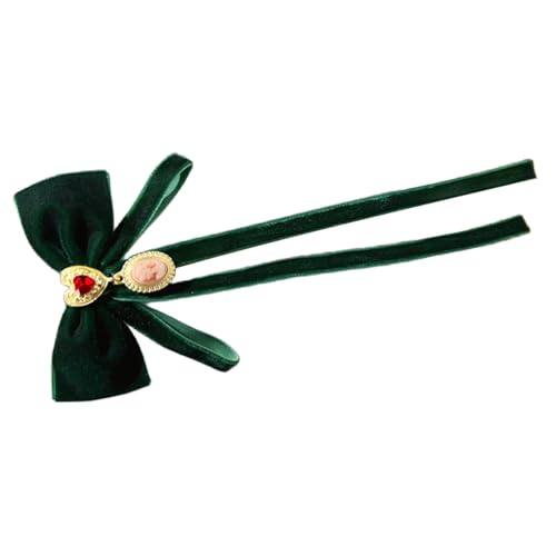 Mode Large Bowknot Brosche Elegante Feste Farbe Vintage Mode Accessoire Für Romantik Hochzeitsarrangements Velvets Bowknot von Zkydhbd