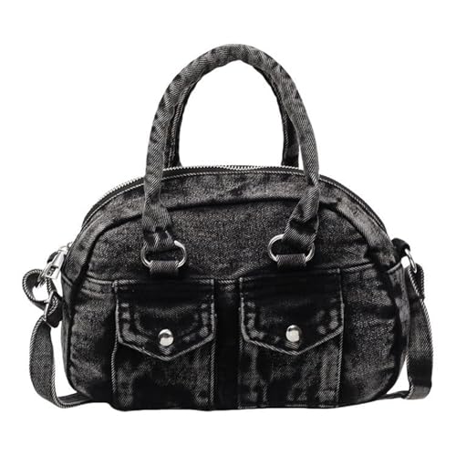 Mode Umhängetasche Jeans Crossbody Geldbörse Trage Resistente Kapazität Einkaufsarbeit Handtasche Taschenlädigung Tasche Jeans Crossbody Geldbörse von Zkydhbd
