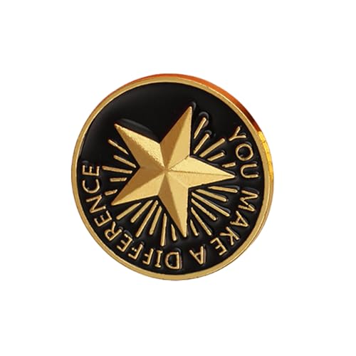 Multipurpose Fun Star Themed Emaelled Brosche Elegante Designs Tragbares Modezubehör Für Die Tägliche Outfits Star Broober Pin von Zkydhbd