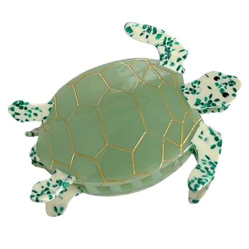 Ozeanthema Seaturtle Haarklaue Mädchen Essigsäure Haarklemme Nonslip Ponytailhalter Haarklaue Frauen Haare Formen Klauen Clip Clip von Zkydhbd