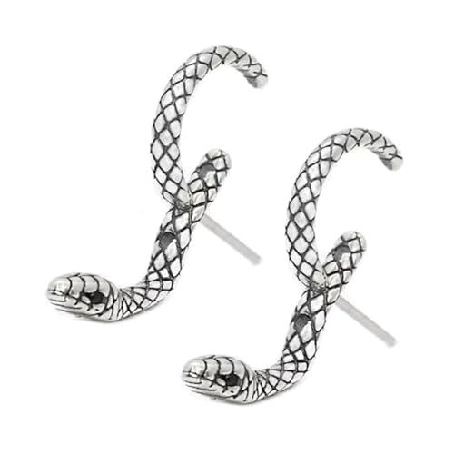 Persönlichkeitsverbesserung Von Schlangenohrringen Punk Studs Kreativer Tiermode Ohrclip Schmücken Einzigartige Schlangenohrringe Mode Tierohrclip von Zkydhbd