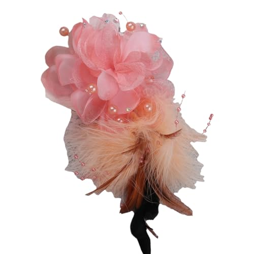 Plumage Und Blumenbrosche Synthetischer Stoff Quick Clip Design Wasserdichte Mode Pin Perfekt Für Geschäftsessenfeiern Stoff Corsage Pin von Zkydhbd