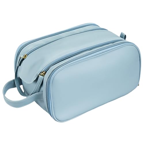 Reise Kosmetiktasche Mit Großer Kapazität Handtasche Mit Großer Kapazität Tragbar PU Leder Organisiertes Make Up Für Frauen Und Mädchen von Zkydhbd