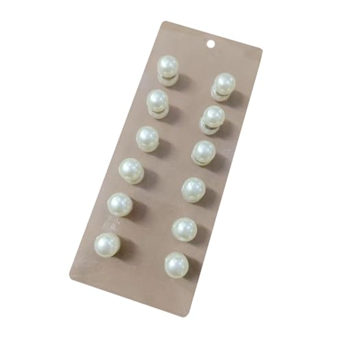 Set Von 12 Runden Hijab Pins Magnetischen Sicherheitsbroschen Für Muslime Schals Imitation Perlen Schal Clip Kopftuch Schmuck Magnetische Hijab Stifte von Zkydhbd