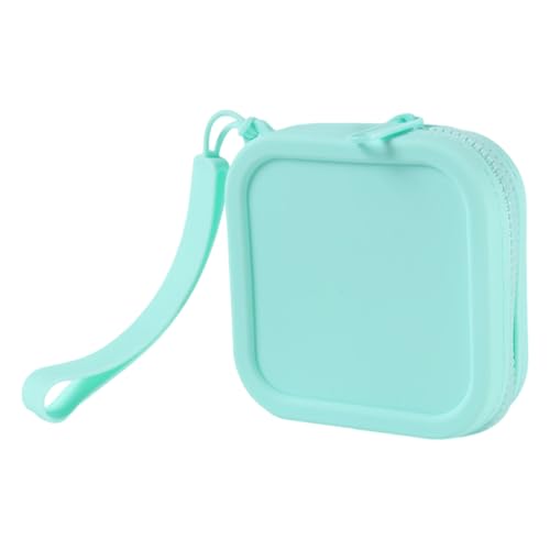 Silicon Square Geldbörse Kopfhörerbeutel Brieftasche Tragbares Make Up Für Reise Und Außengebrauchstudent von Zkydhbd