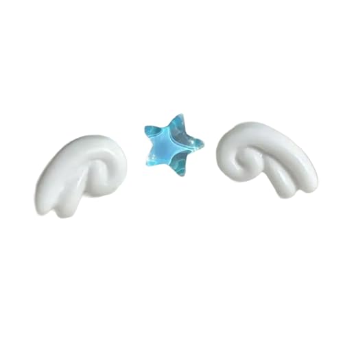 Stilvolle Flügel Und Star Knorpelhelixe Tragusschstene Ohrringe Ohrknochen Nägel Körperschmuck Mode Ohrzubehör Date Nacht Ohrringe von Zkydhbd