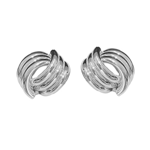 Stilvolle Geometrische Verglühungen Ohrringe Moderne Modedesigns Tragbare Robuste Legierung Für Trendige Frauen Geometrische Ohrringe Bequem von Zkydhbd