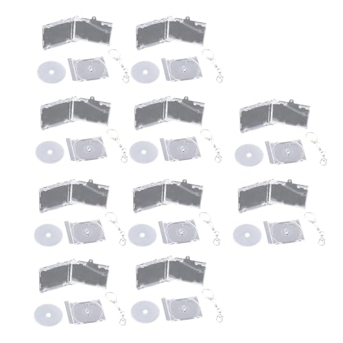 Zkydhbd 10pcs Acryl Keyring Gedenkfabrik Miniaturalbum Keychain Charm Souvenir Stylish Backpack Anhänger Für Musikliebhaber Einzigartiger Sammlerstück von Zkydhbd