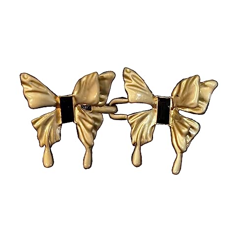 Zkydhbd 2pcs Butterfly Jean Knopfstifte Straffung Taillenknöpfe Für Frauen Rockhosen Jeans Verstellbare Taillenclip Metallnadeln Stoff Taille Mit Schmetterlingsform von Zkydhbd