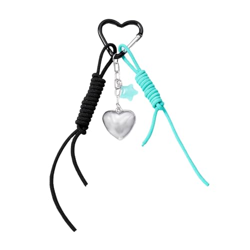 Zkydhbd 3D Herz Und Star Chilis Peppers Schlüsselbund Attraktive Chilis Schlüsselkette Mit Herz Und Sternanhänger Für Paare Oder Freund Chili Bag Dekoration von Zkydhbd